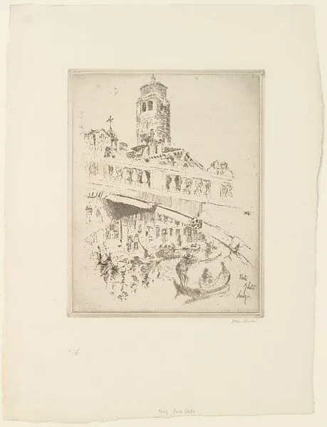 Ponte Ghetto, Venice — John Marin|Roullier Galleries