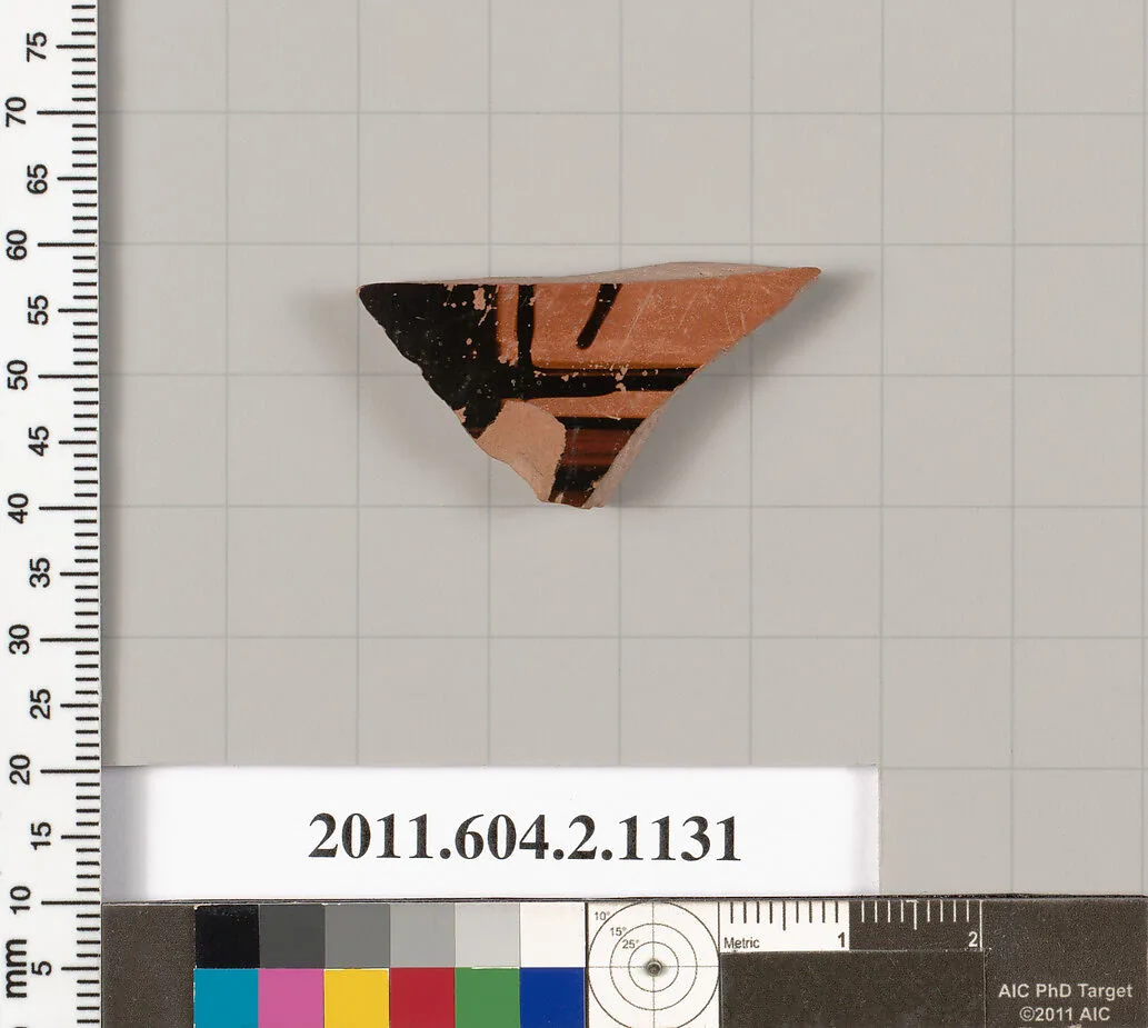 Terracotta fragment of a lekythos (oil flask)? — Unknown
