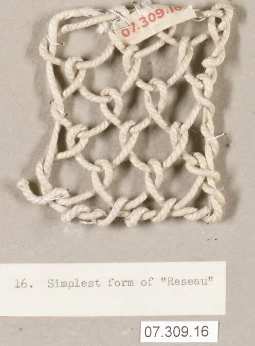 Example of lace stitch — Unknown