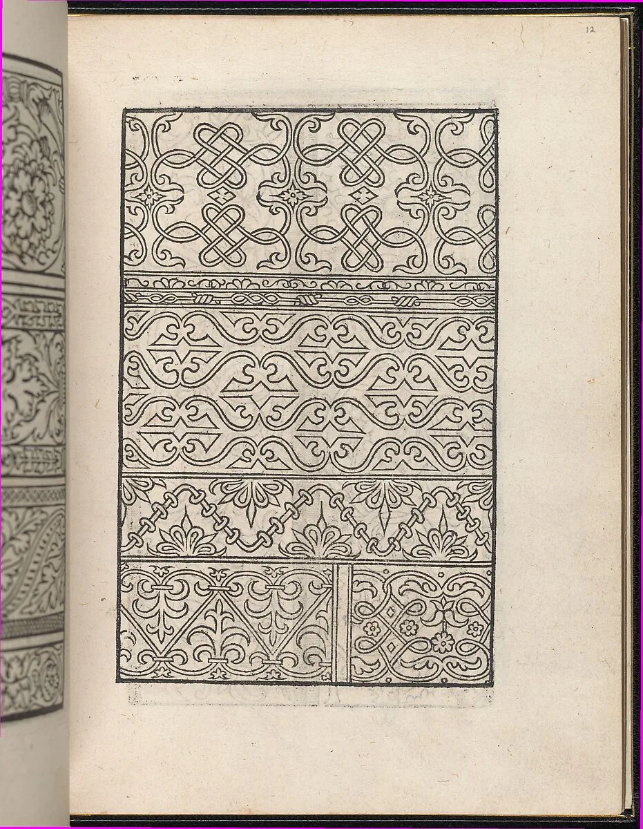Page from Ein new kunstlich Modelbuch...(Page 12r) — Peter Quentel