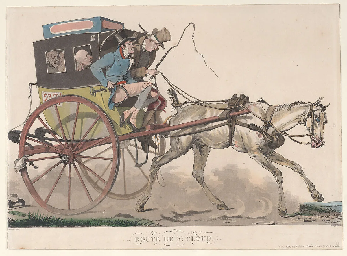 Route de St. Cloud — Carle (Antoine Charles Horace) Vernet|Louis Philibert Debucourt
