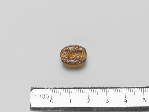 Glass scarab