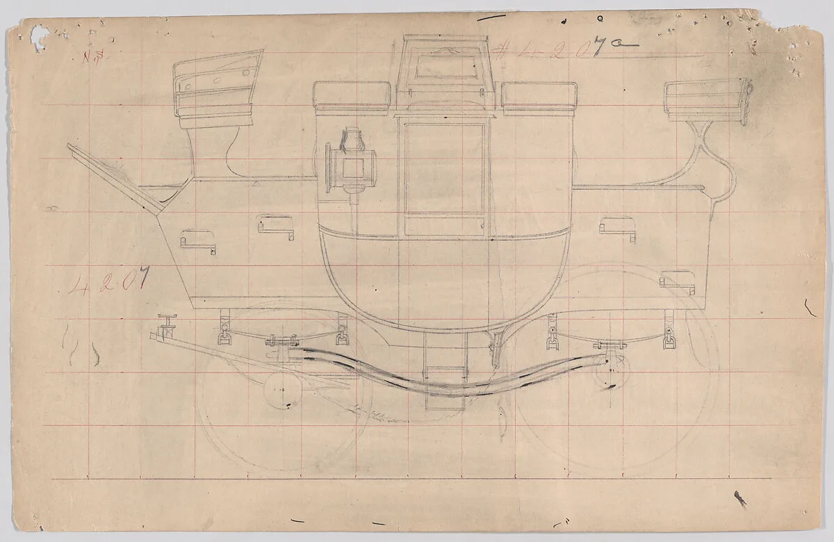 Design for Park Drag, no. 4207a — Brewster & Co.|Herman Stahmer