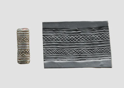 Cylinder seal with geometric design
