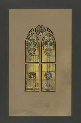 Design for double lancet window