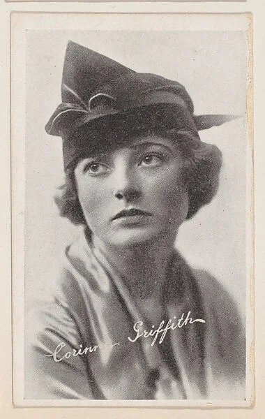 Corinne Griffith from Kromo Gravure "Leading Moving Picture Stars" (W623) — Kromo Gravure Photo Company, Detroit, Michigan