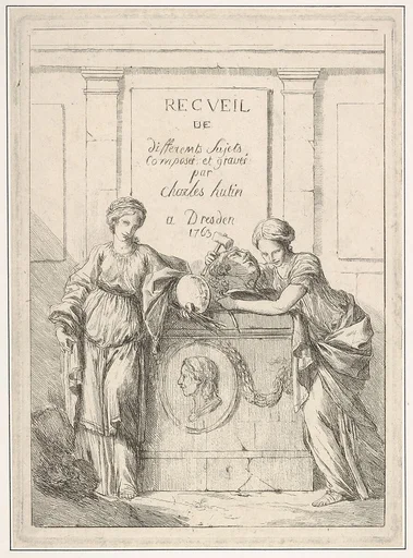 Recueil de Différents Sujets composés et gravés par Charles Hutin à Dresden