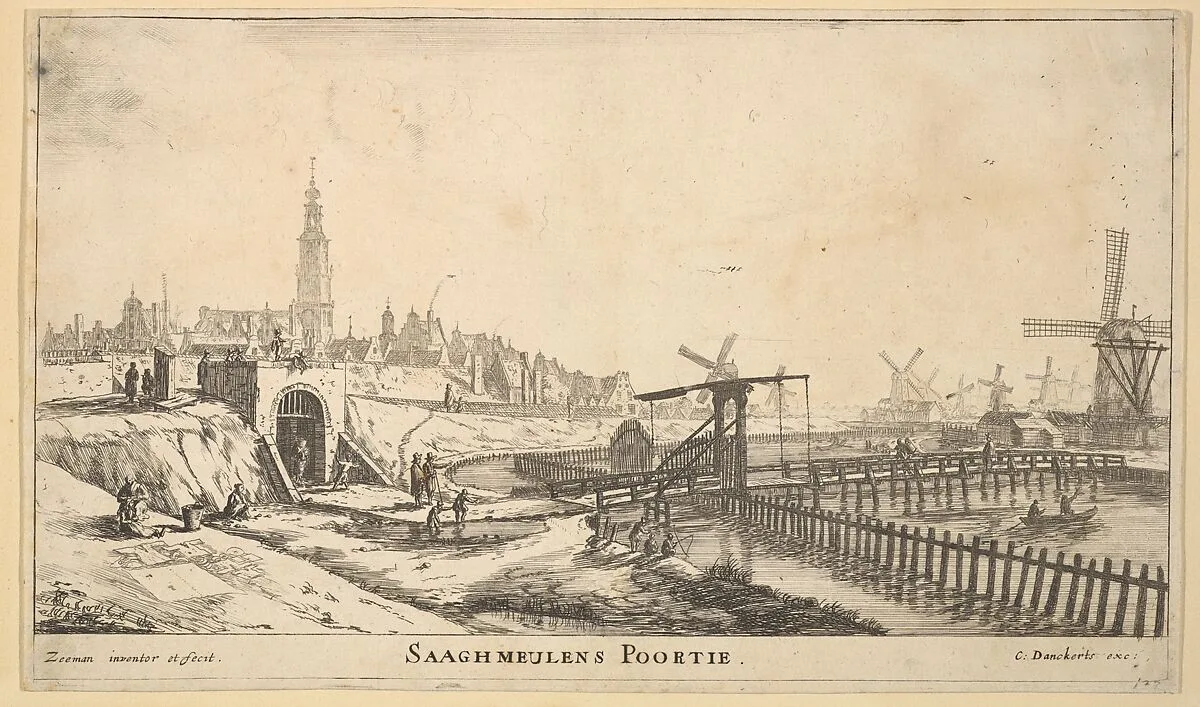 The Zaagmolen Gate — Reinier Nooms, called Zeeman