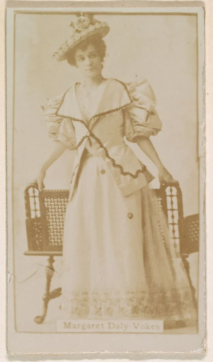 Margaret Daily Vokes, from the Actresses series (N245) issued by Kinney Brothers to promote Sweet Caporal Cigarettes — Kinney Brothers Tobacco Company