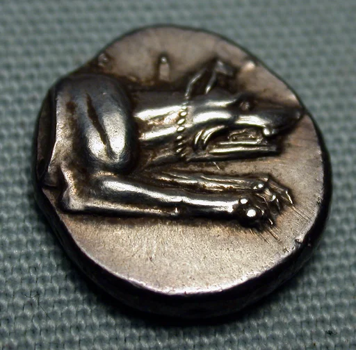 Silver triobol