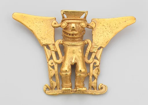Bat-Head Figure Pendant