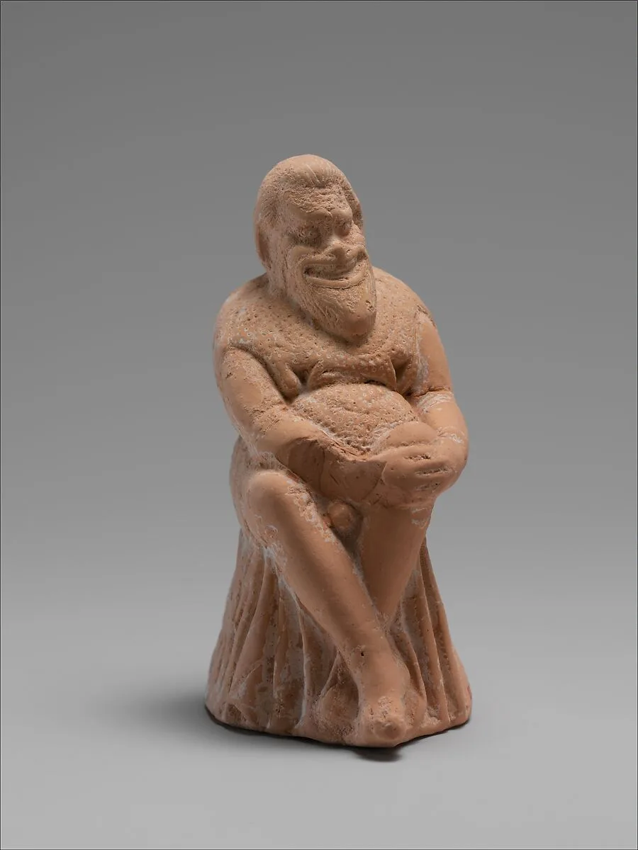 Terracotta statuette of an actor — Unknown