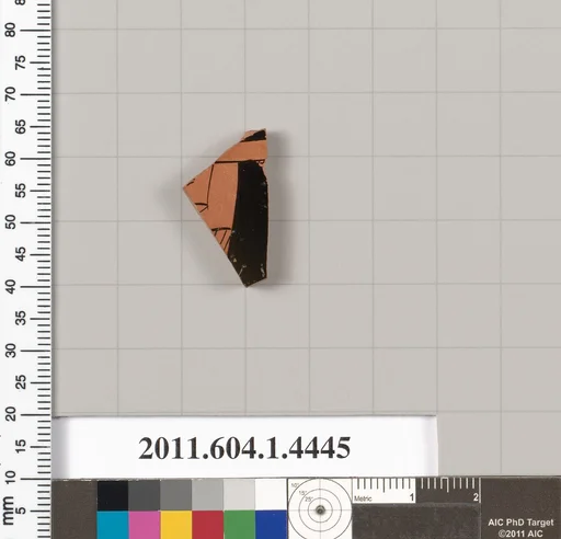 Terracotta fragment of a kylix (drinking cup)