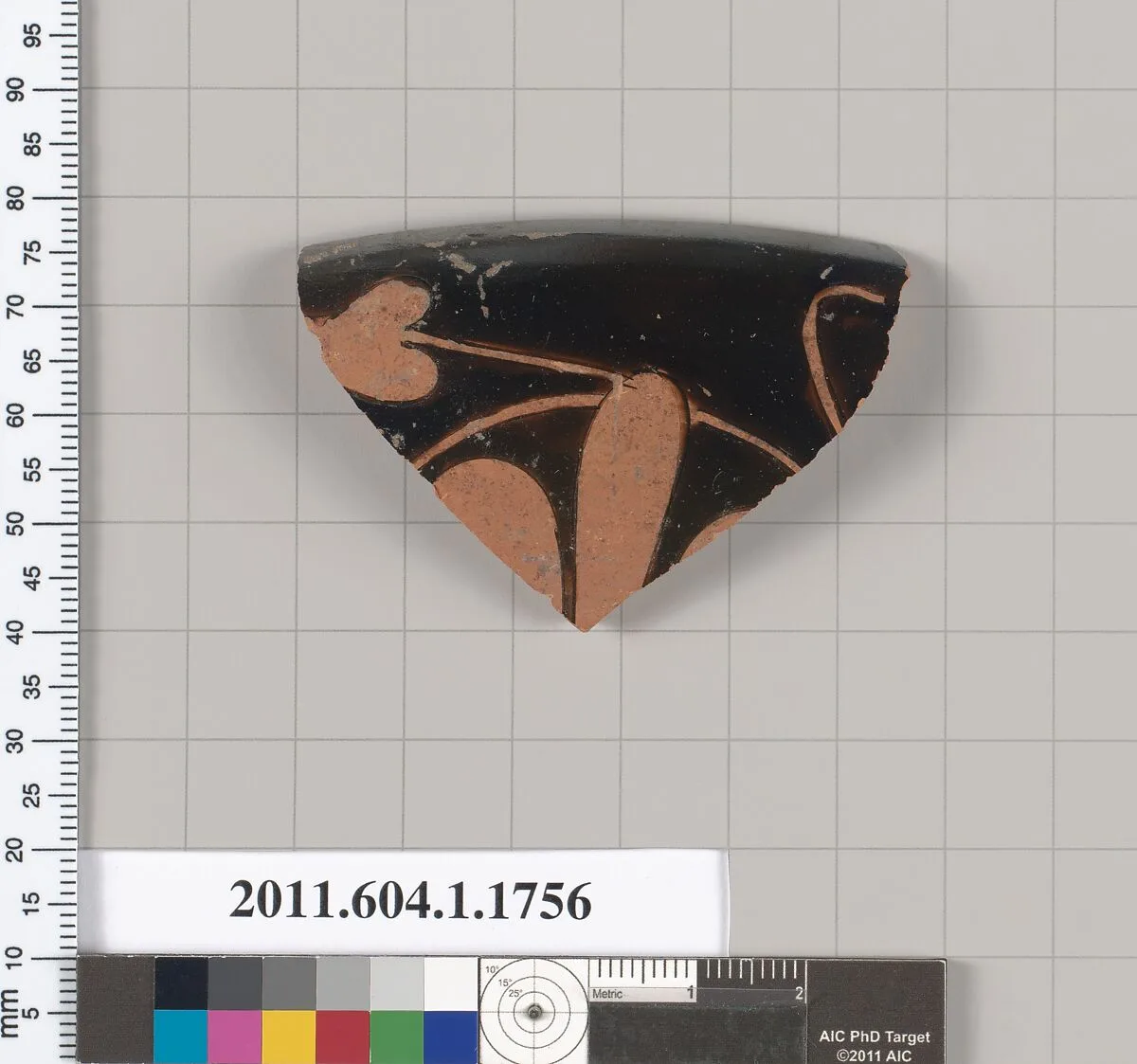 Terracotta rim fragment of a kylix (drinking cup) — Unknown