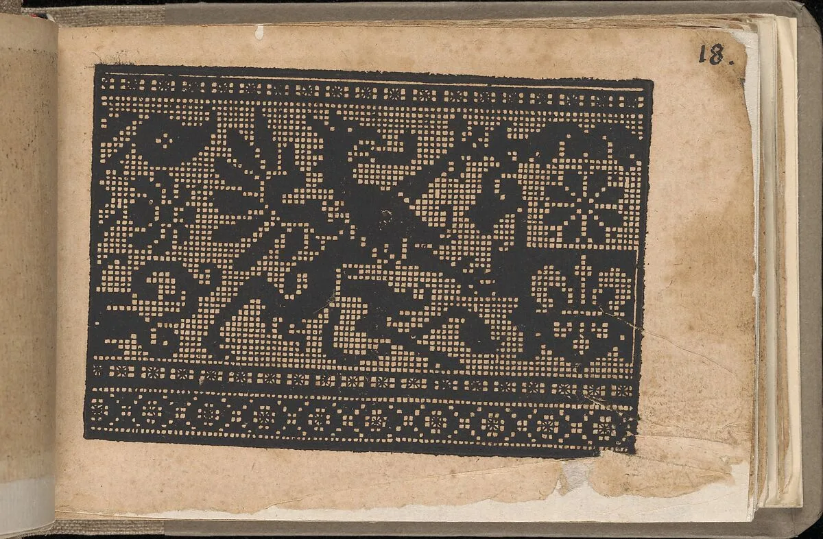 Schön newes Modelbuch (Page 18r) — Sigismundus Latomus