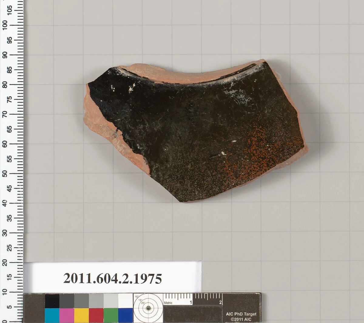 Terracotta fragment of a hydria: kalpis (water jar)? — Unknown