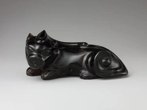 清 墨晶瑞獸|Figure of a fantastic animal