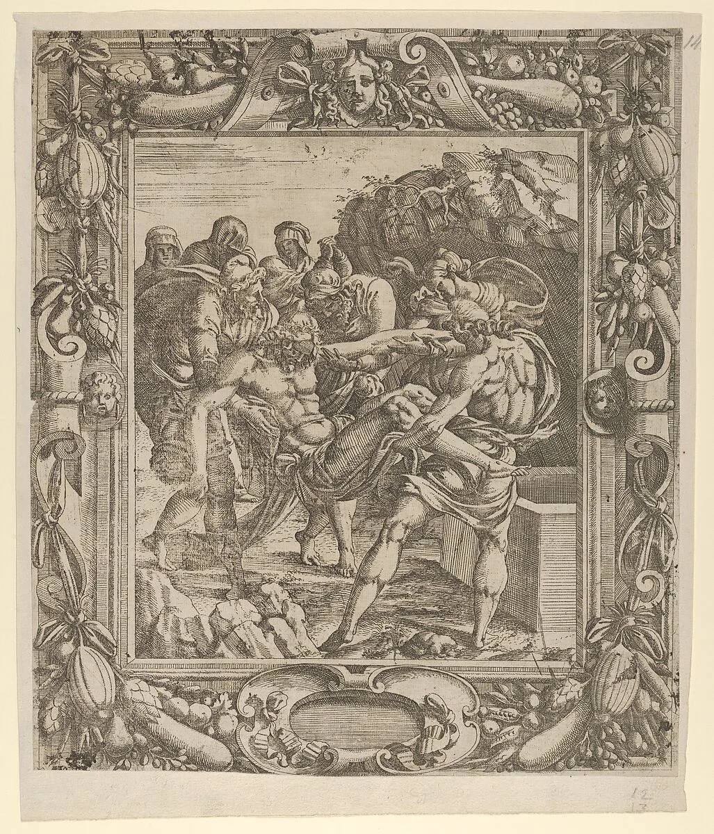 The Entombment of Christ — Luca Penni|Jean Mignon