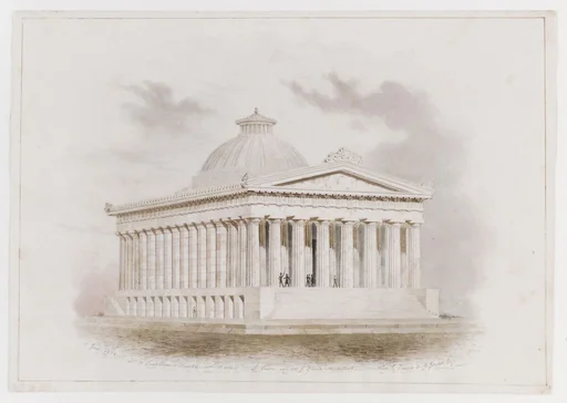 U. S. Custom House, New York (perspective)