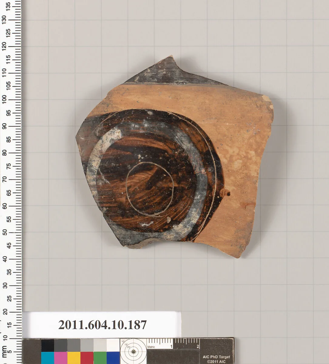 Terracotta fragment of a neck-amphora (jar) — Unknown