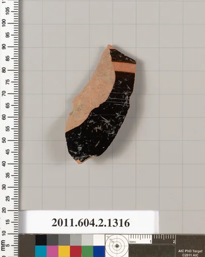 Terracotta fragment of a skyphos (deep drinking cup)