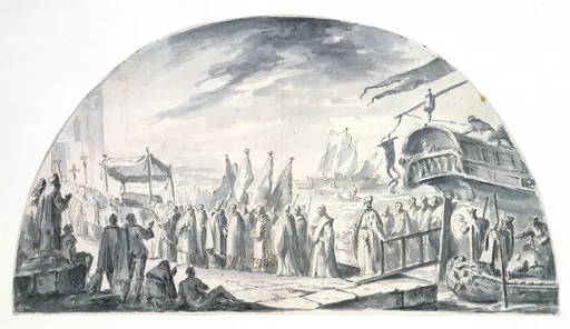 The Arrival in Venice, from Alexandria, of the Relics of Saint John the Alsgiver in 1247