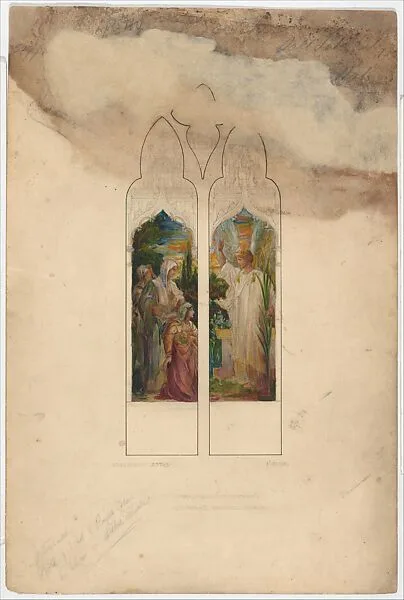 Angel Appearing to Three Marys at the Tomb — Tiffany Studios|Louis C. Tiffany|Tiffany Glass Company|Tiffany Glass and Decorating Company