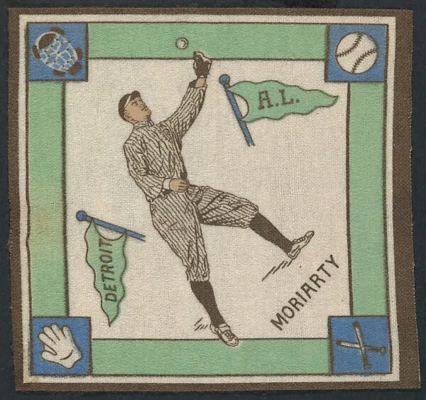 George Moriarty, Detroit, American League from Baseball Players Felt Blanket series (B18) — Unknown