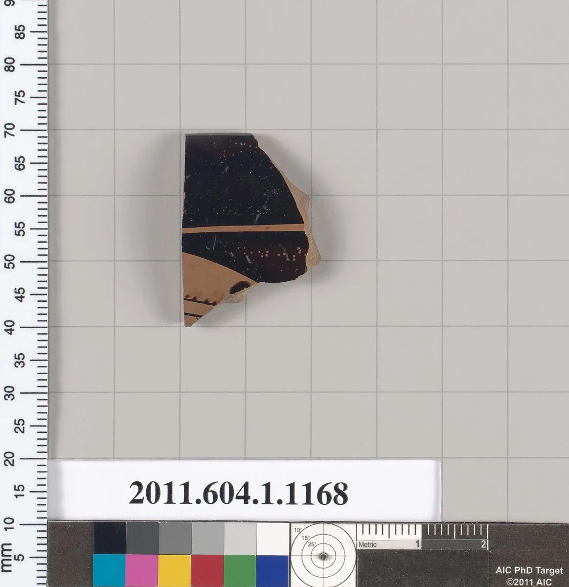 Terracotta rim fragment of a kylix (drinking cup) — Unknown