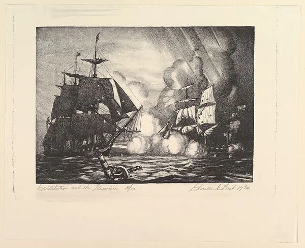 Constitution and Gueriere — Charles Ernest Pont|PWAP