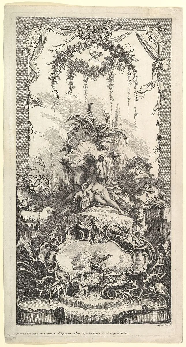Leda and the Swan — François Boucher|Claude Augustin Duflos le Jeune