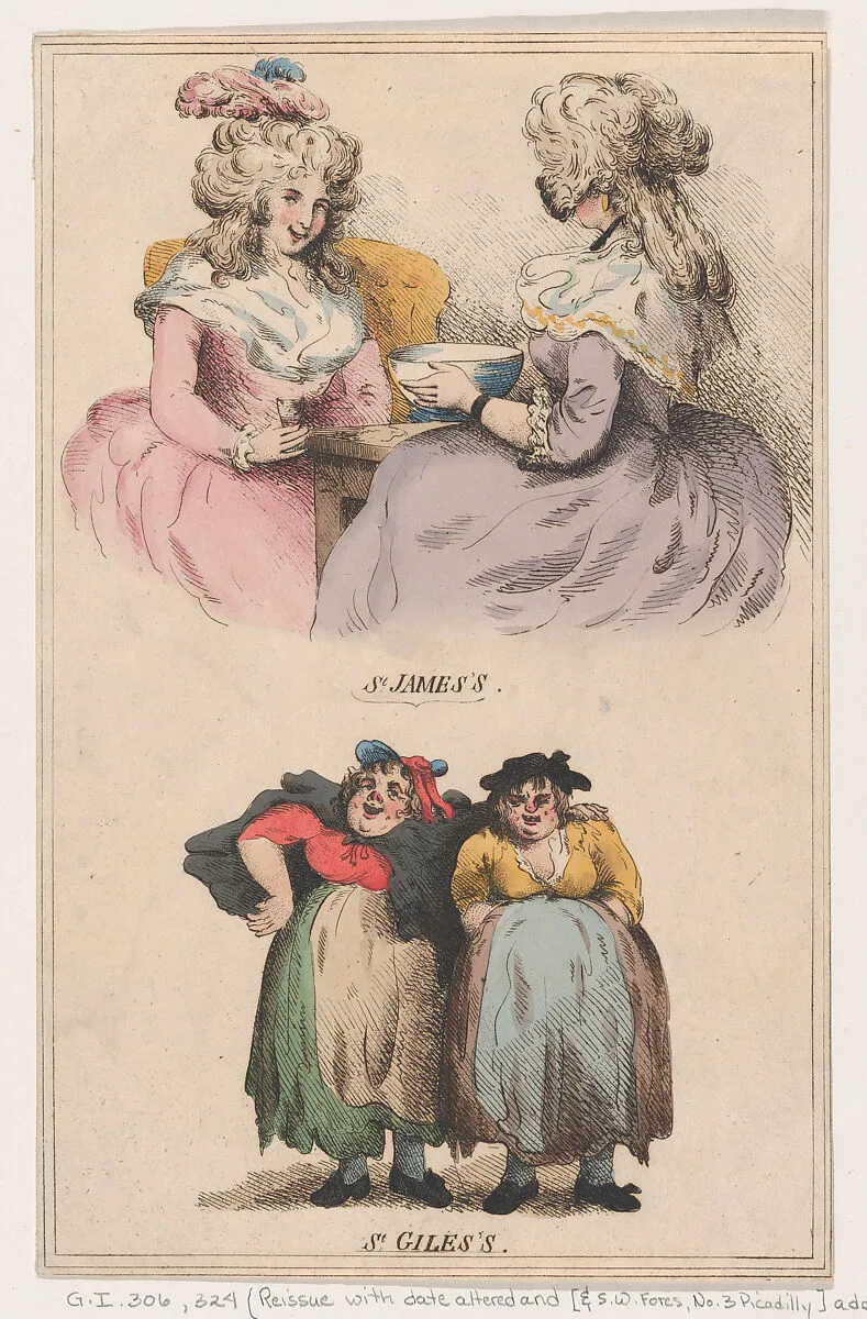 St. James's and St. Giles's — S. W. Fores|Thomas Rowlandson|Henry Wigstead