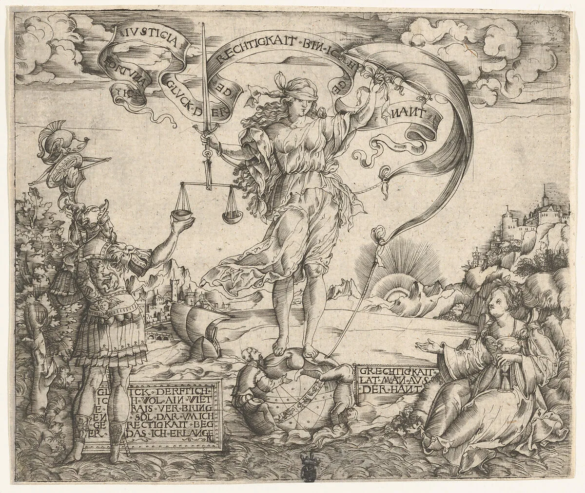 Allegory of Fortuna and Justice — Monogrammist HC