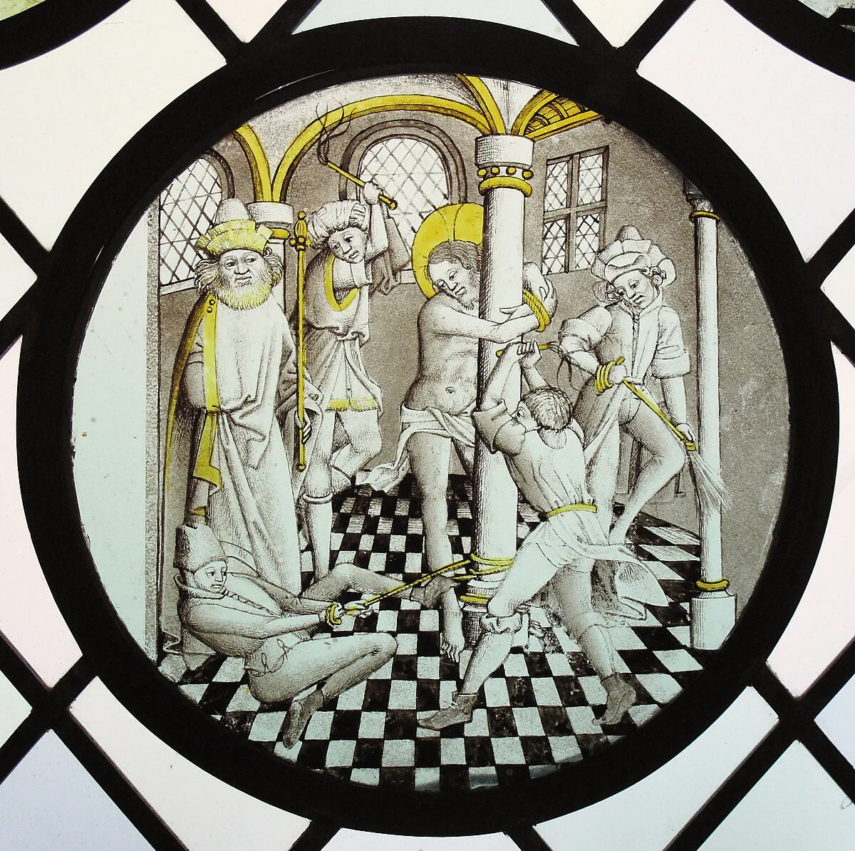 Roundel with the Flagellation — Unknown
