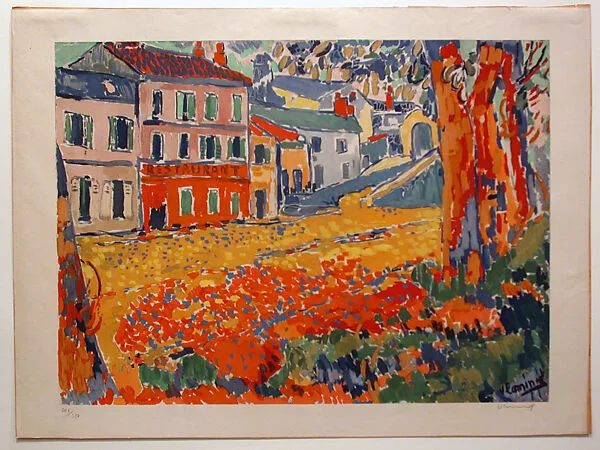 Street Scene — Maurice de Vlaminck