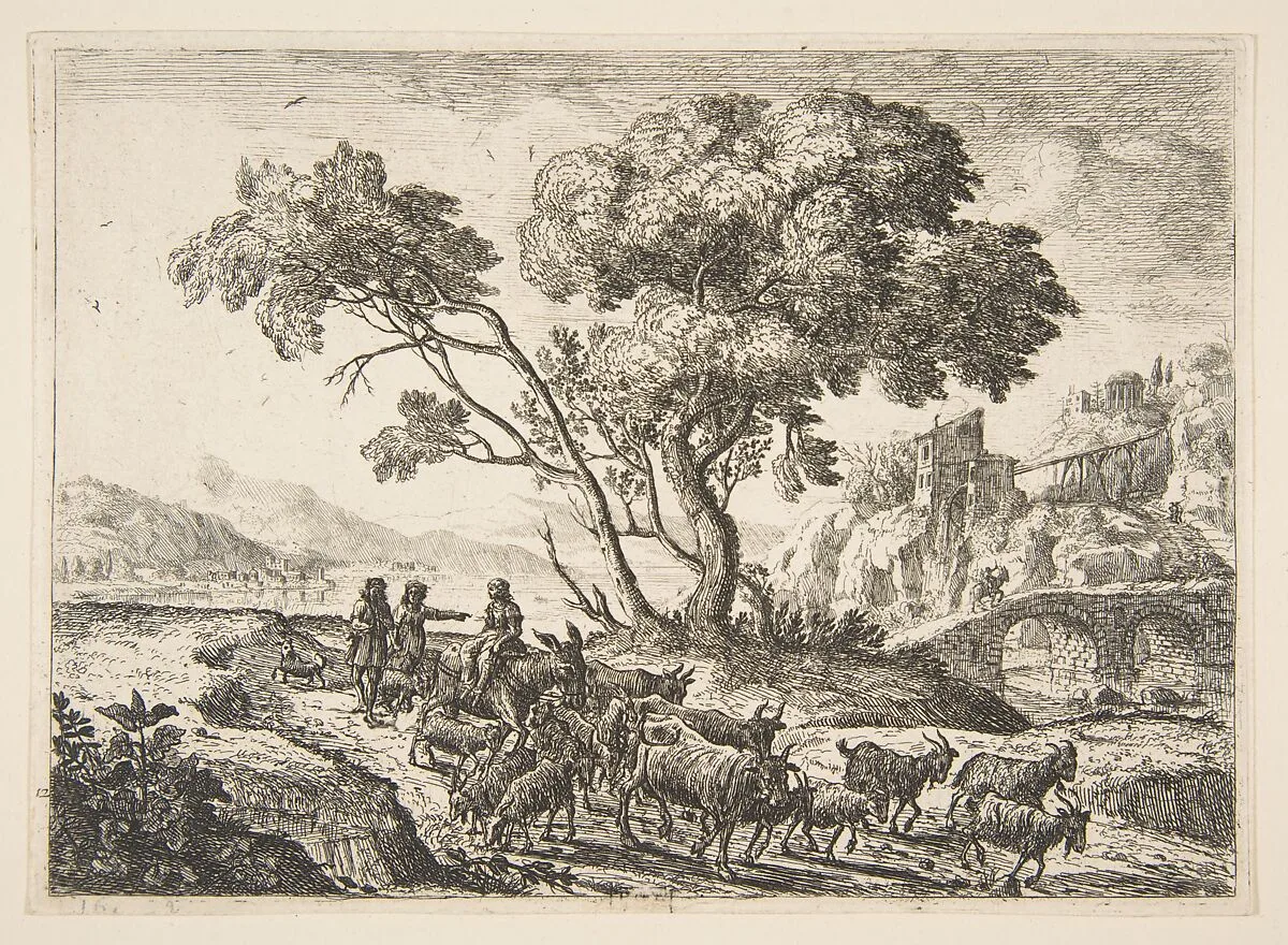 Departure for the Fields — Claude Lorrain (Claude Gellée)