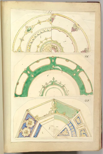 Seven Designs for Decorated Plates