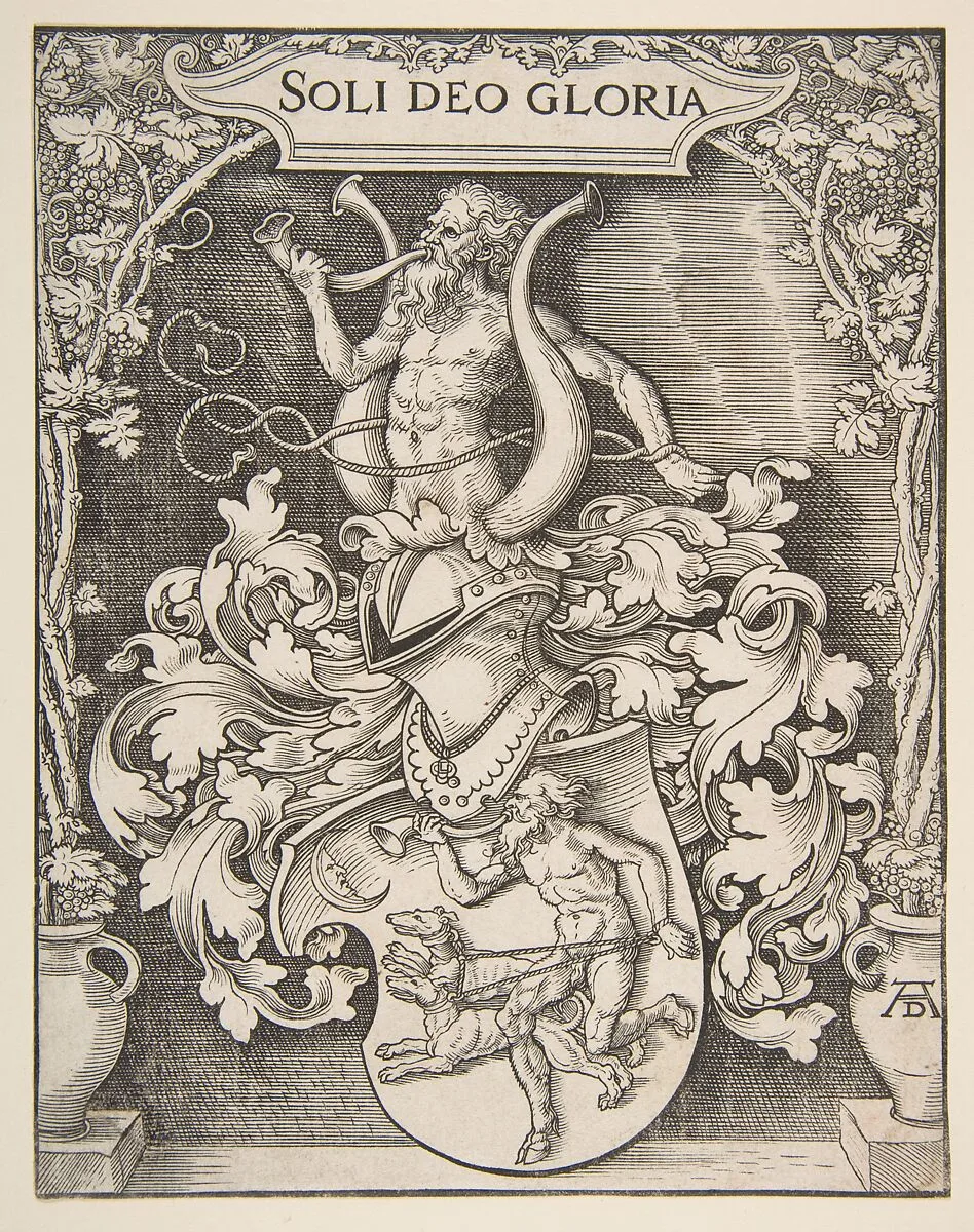 Coat of Arms of Johann Tscherte — Albrecht Dürer