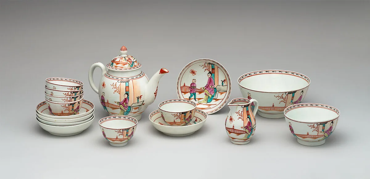 Tea service — Lowestoft