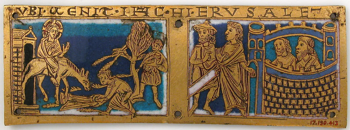 Plaque from a Portable Altar with Scenes from the Life of Jesus — Unknown