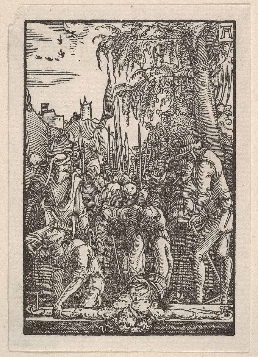 Christ Nailed on the Cross — Albrecht Altdorfer
