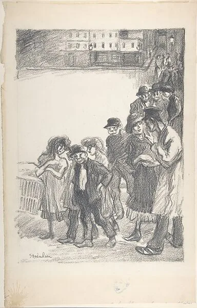 Street Crowd — Théophile-Alexandre Steinlen