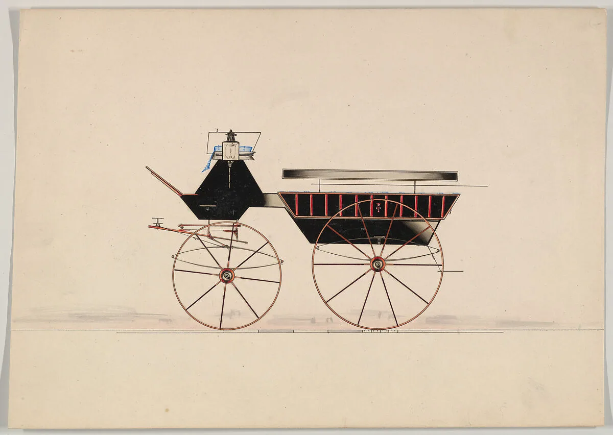 Design for Wagonette or Omnibus (unnumbered) — Brewster & Co.