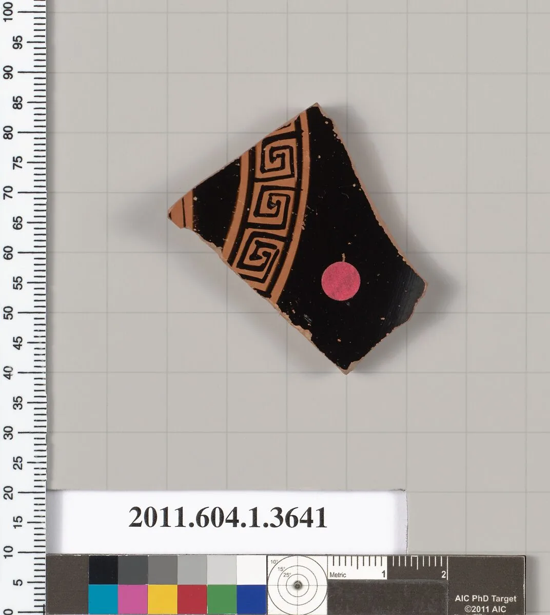 Terracotta fragment of a kylix (drinking cup) — Unknown