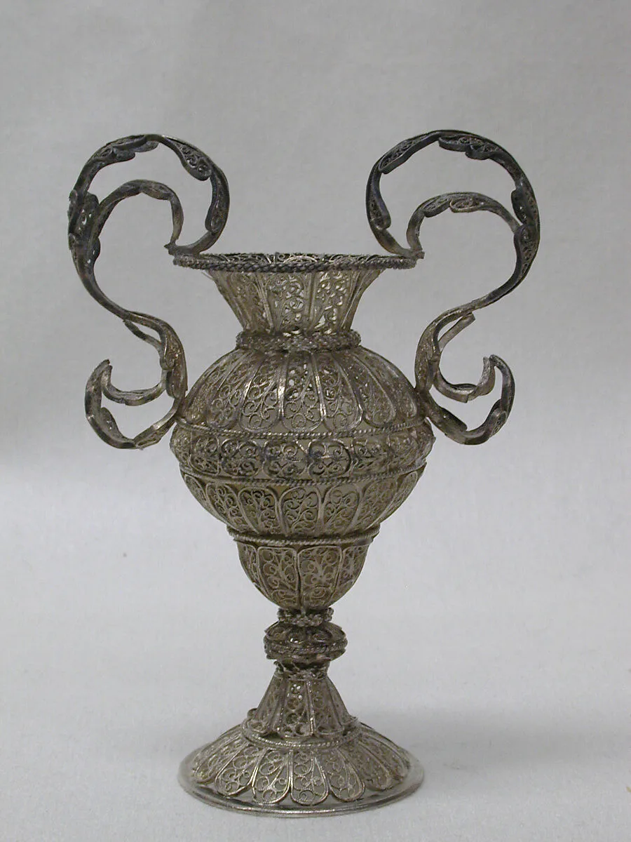 Miniature urn (one of a pair) (part of a set) — Unknown