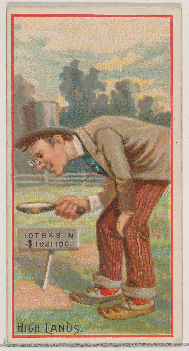 High Lands, from the Jokes series (N87) for Duke brand cigarettes — W. Duke, Sons & Co.|George S. Harris & Sons