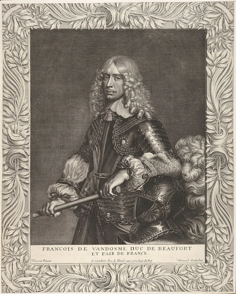 François de Vendôme, duc de Beaufort — Robert Nanteuil|Nocroit