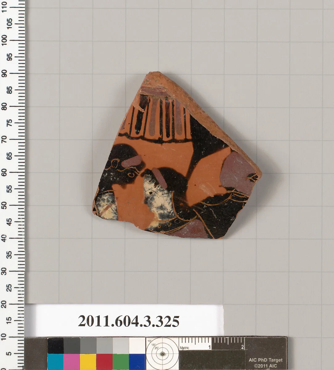 Terracotta fragment of a neck-amphora (jar) — Unknown