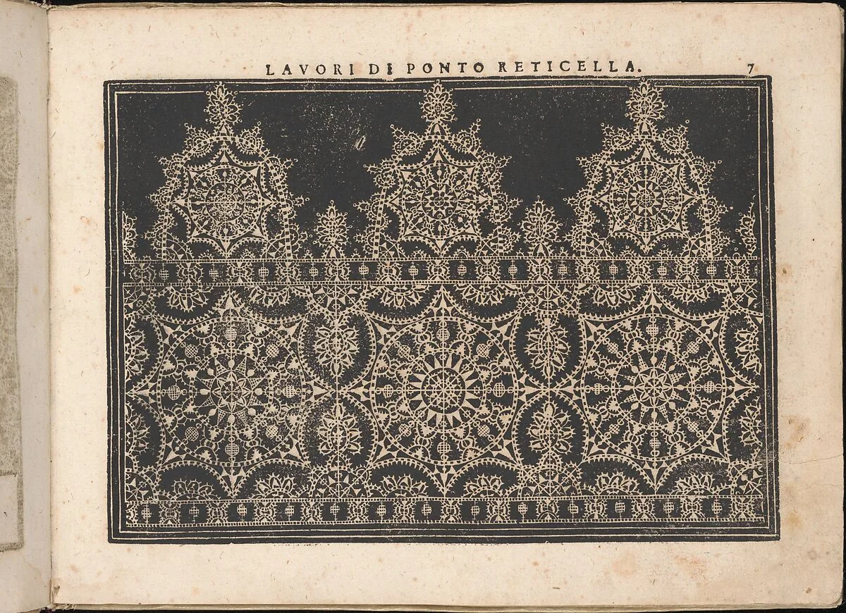 Fiore D'Ogni Virtu Per le Nobili Et Honeste Matrone, page 7 (recto) — Antonio Fachetti|Isabella Catanea Parasole