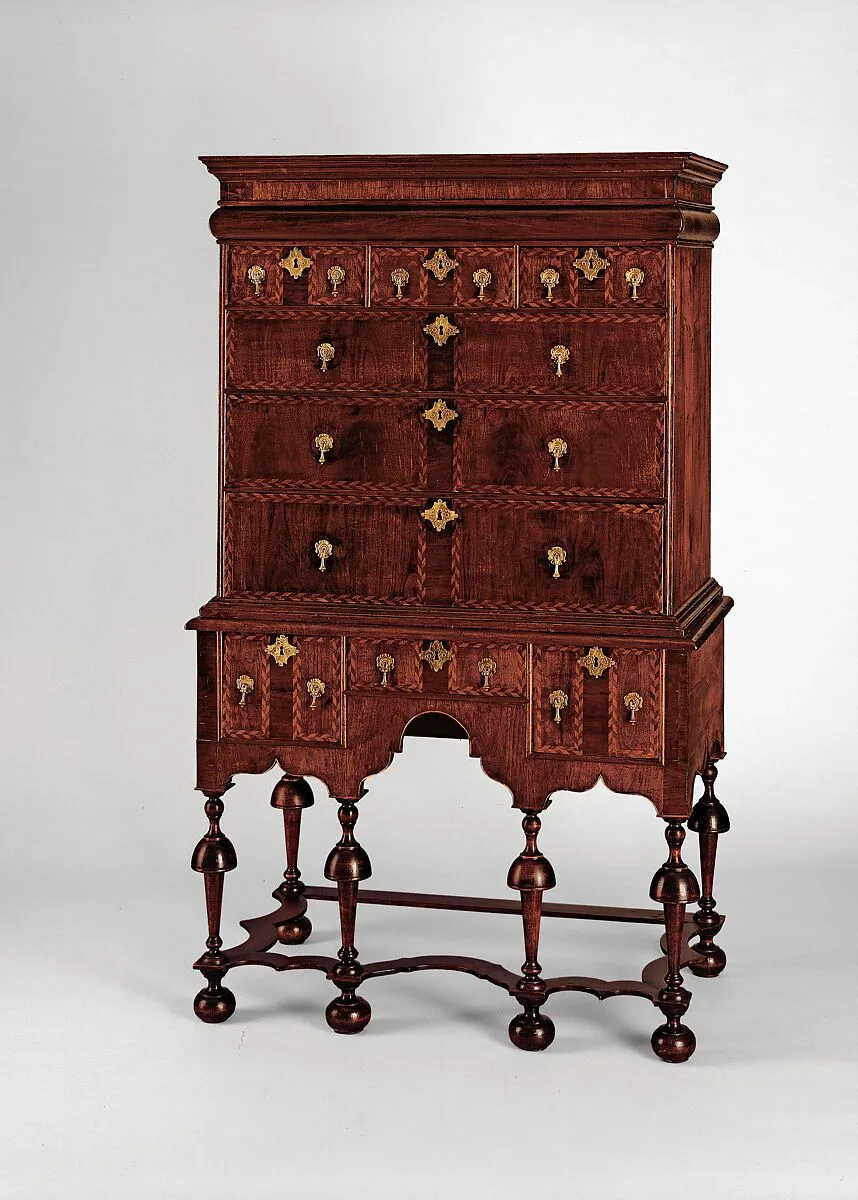 High chest of drawers — Unknown